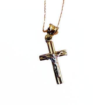 Pendant Cruz Jesus Gold 10K