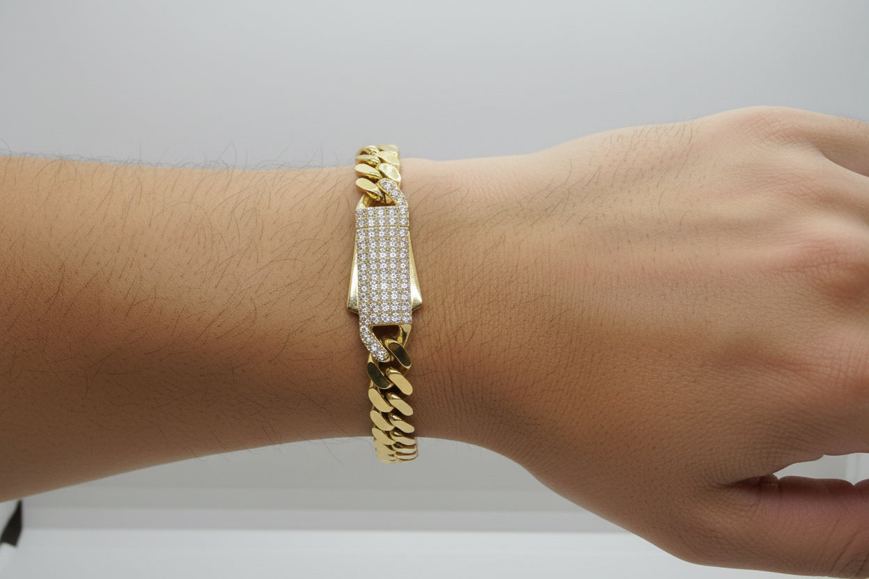 Jingo Belo brazelet 14 kt 6mm 7inch