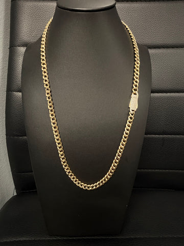 14K Gold Cuban Link Chain – 6mm – 22 Inches
