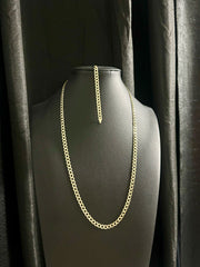 Set Chain Cuban 5 mm 10 KT