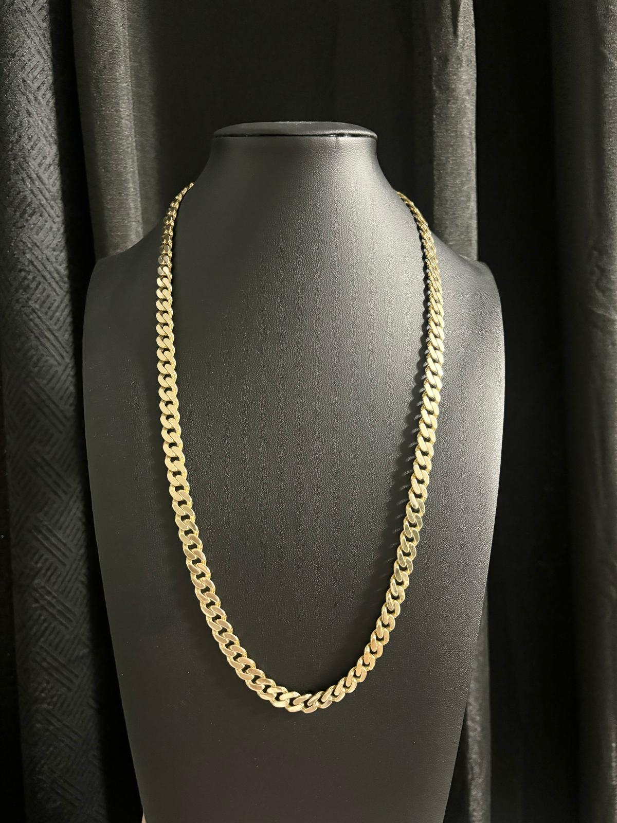 Chain Cuban 7 mm 24 in 10KT