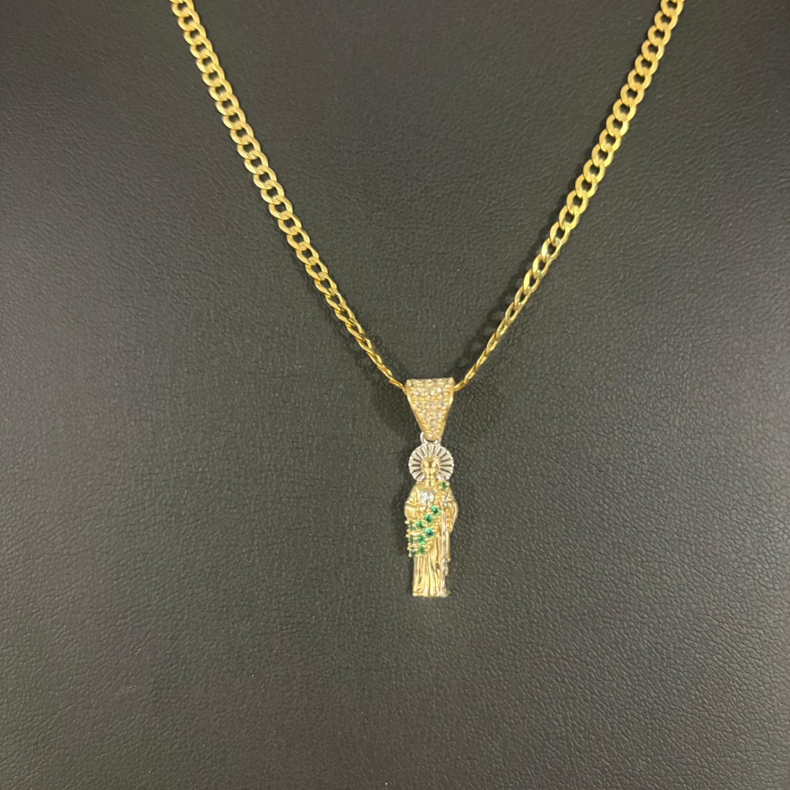 Pendant San Lázaro Gold 10K
