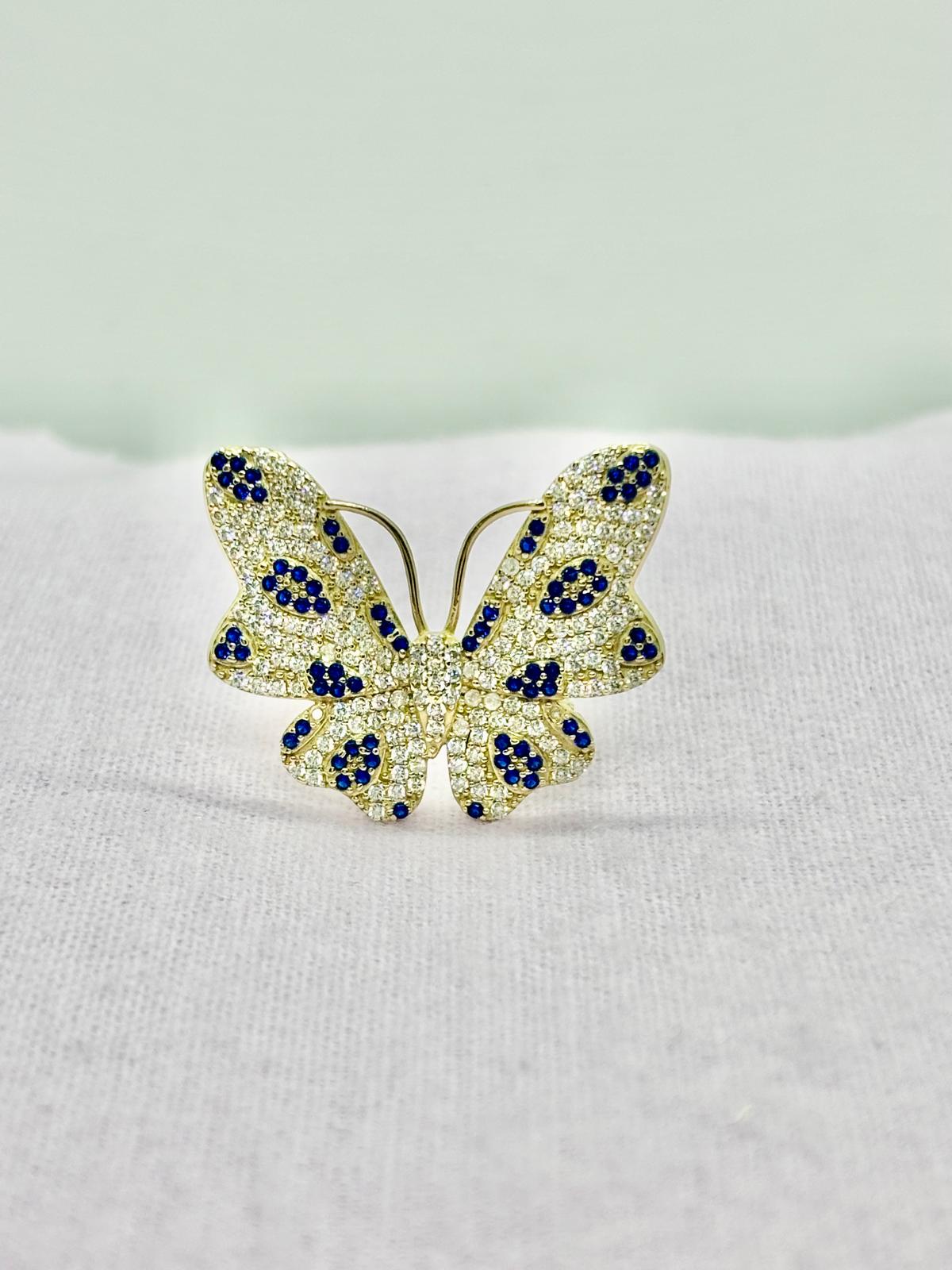 Butterfly Ring 10 KT