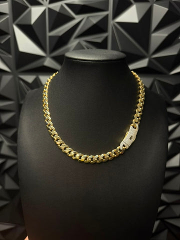 14K Gold Monaco Chain 8mm